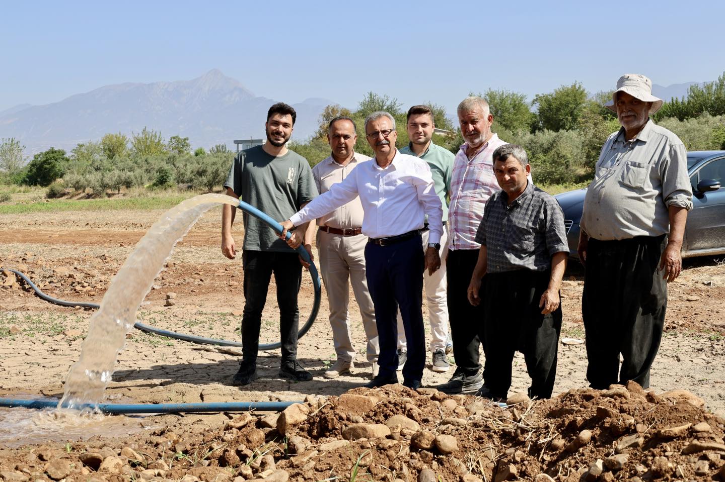 Ellek’te İçme Suyu Sevinci Sondajdan Verim Alındı5