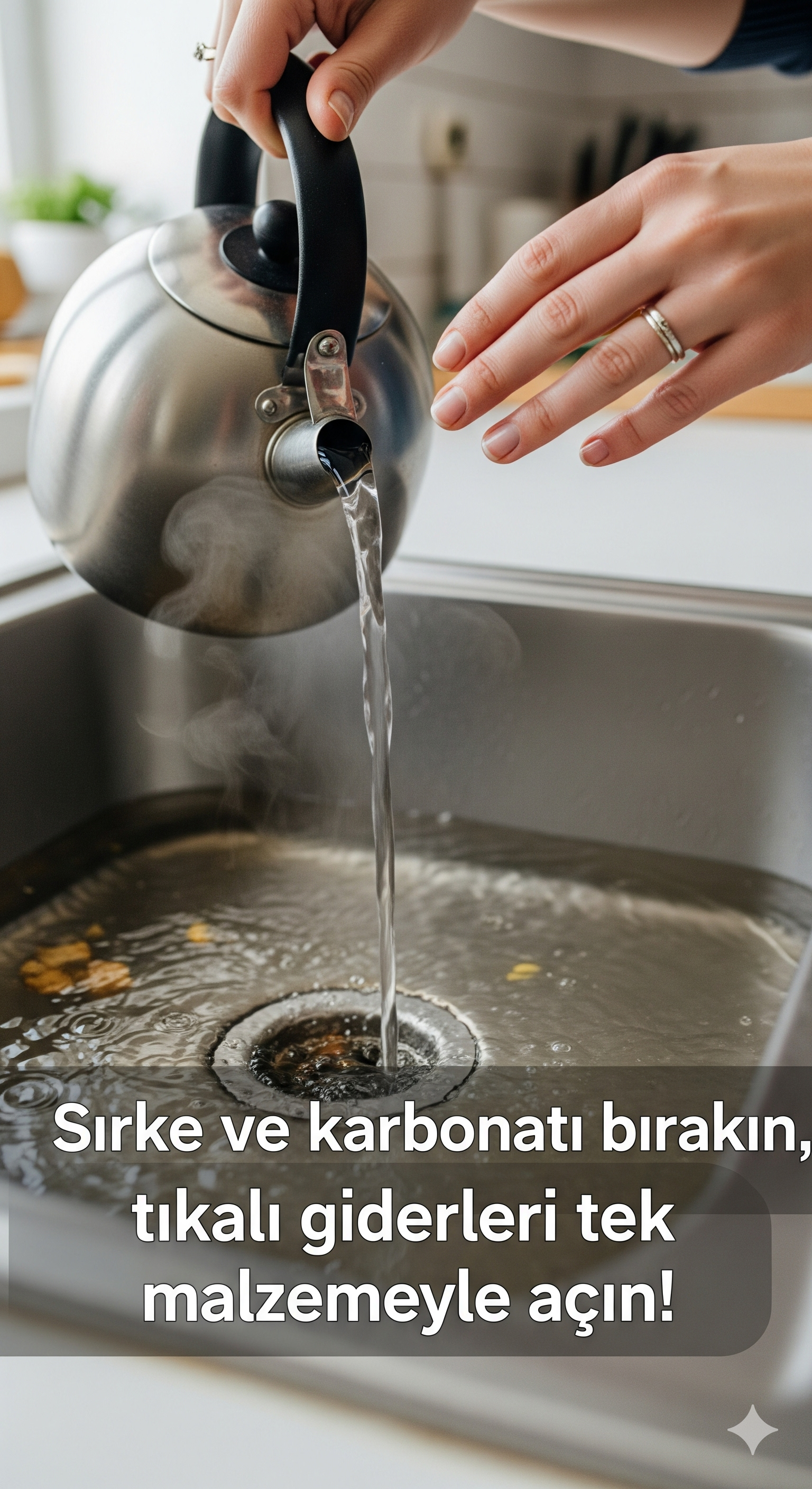 Gider Açmada Tuz Ve Sıcak Su Yöntemi