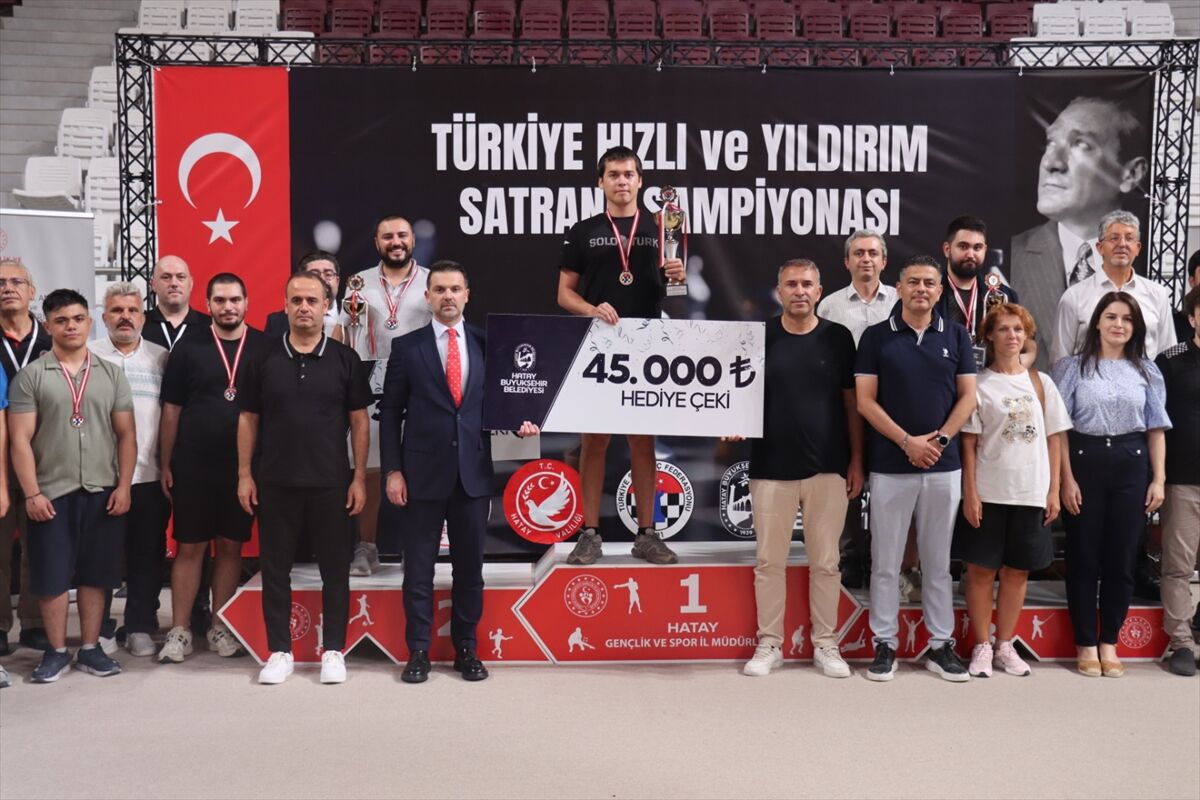 Hatay'da düzenlenen Türkiye Hızlı Satranç Şampiyonası sona erdi