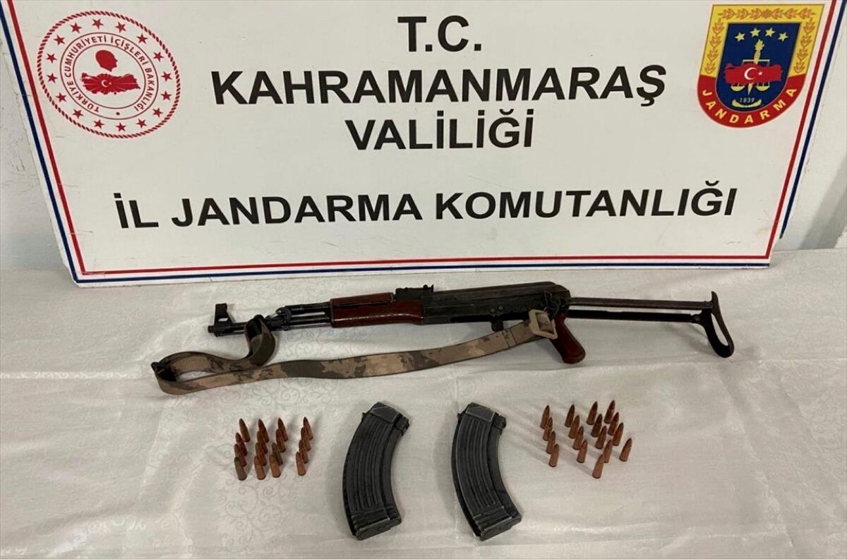 Kahramanmaraş'ta uzun namlulu silah ele geçirildi