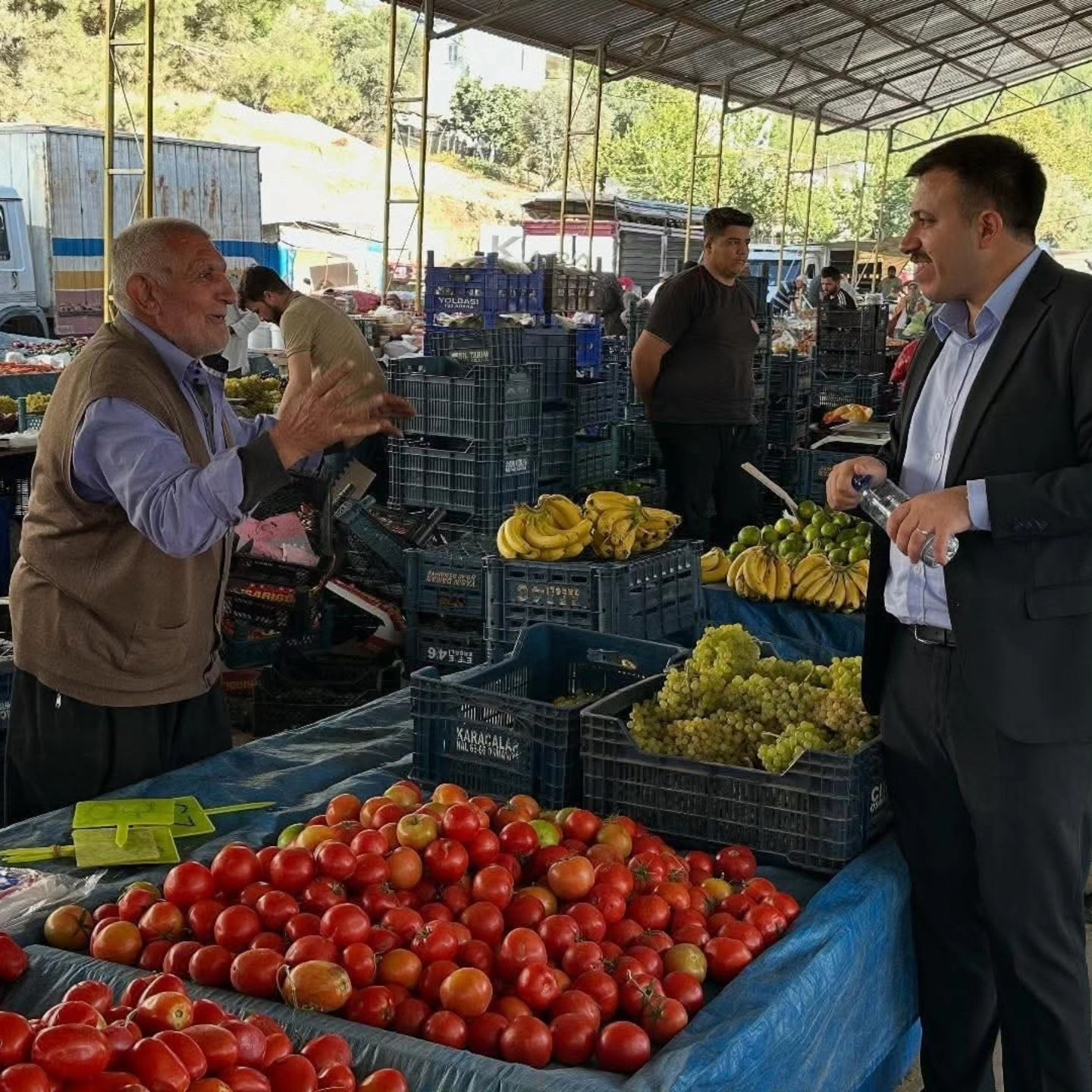 Kaymakam Yurdagül Pazartesi Pazarı’nı Gezdi7