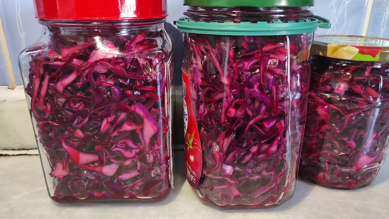 Osmaniyeliler Için Ev Yapımı Kırmızı Lahana Turşusu2-1