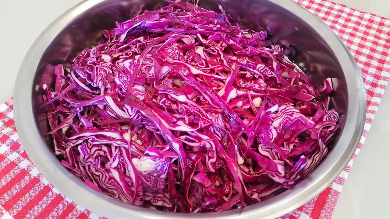 Osmaniyeliler Için Ev Yapımı Kırmızı Lahana Turşusu3