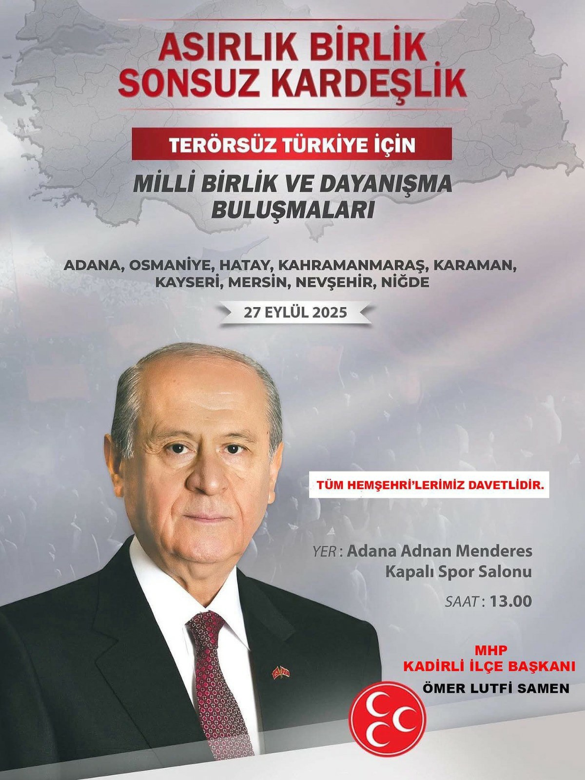 Terörsüz Türkiye İçin Adana’da Buluşma2