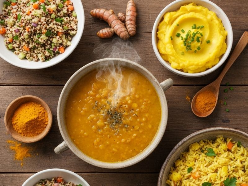 Zerdeçal Yemeklere Renk Ve Lezzet Katan Geleneksel Baharat2