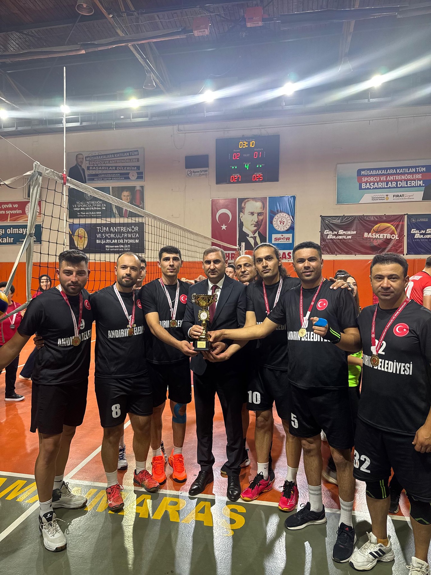 Andırın Belediyesi Voleybol Takımı İl Birincisi Oldu3