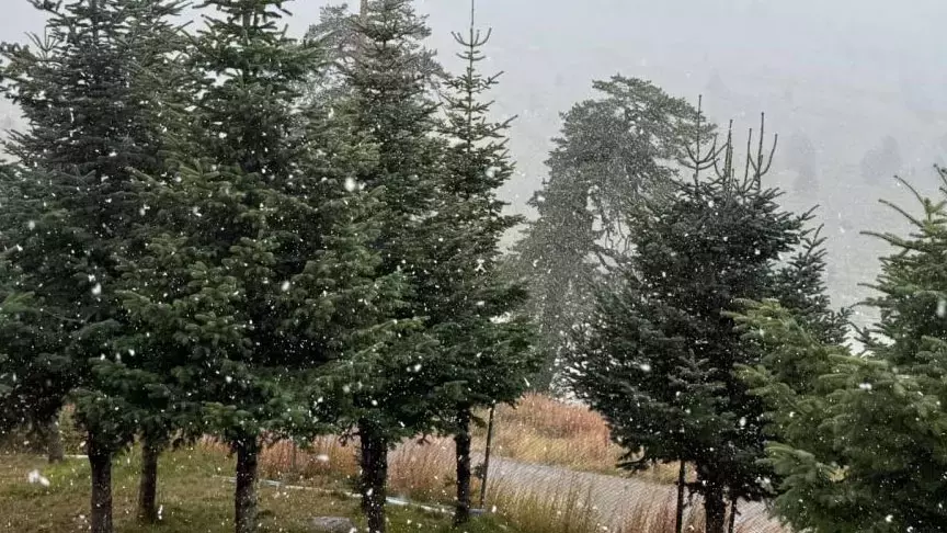 Bolu Uludağ Bozdağ Ve Kaş’ta Mevsimin İlk Karı Yağdı4