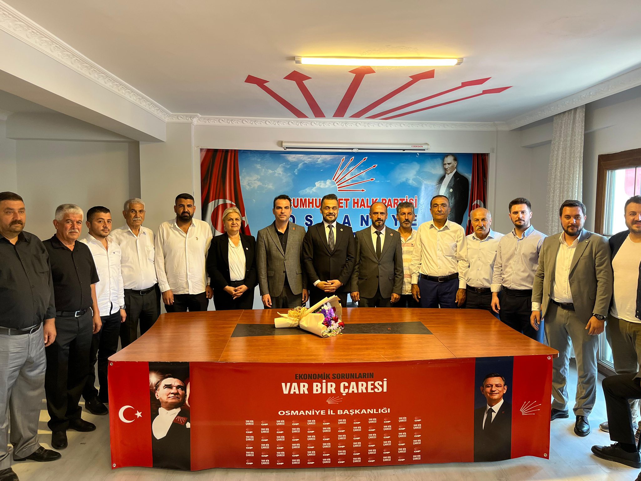 Chp Osmaniye Merkez İlçe Başkanlığı’nda Görev Değişimi3
