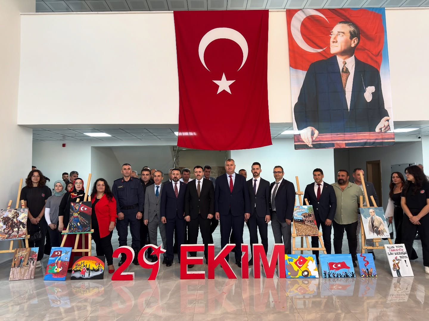 Düziçi’nde Öğrencilerden 29 Ekim Cumhuriyet Sergisi2