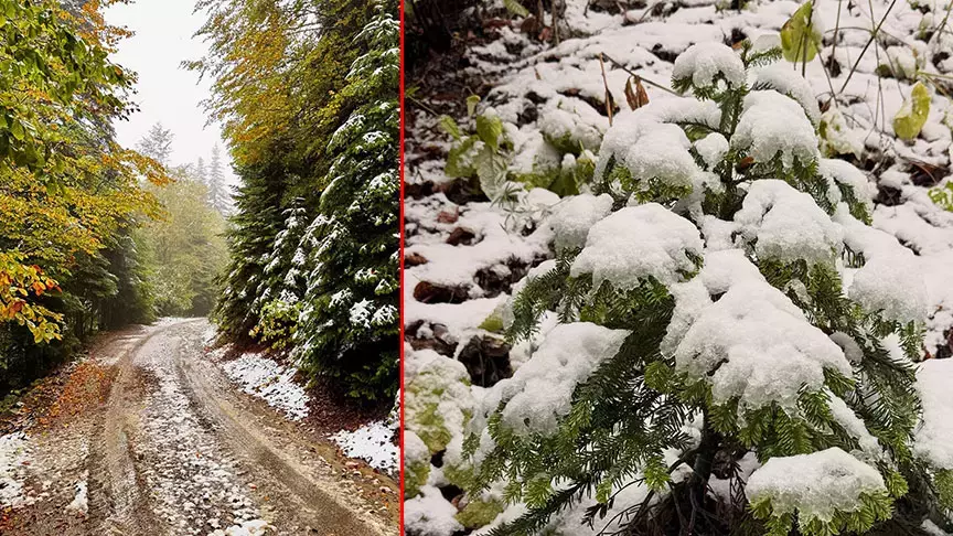 İstanbul’un Yanı Başında Kar Yağışı Etkili Oldu2