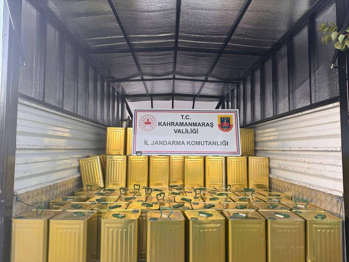 Kahramanmaraş'ta 3 bin 200 litre sahte zeytinyağı ele geçirildi