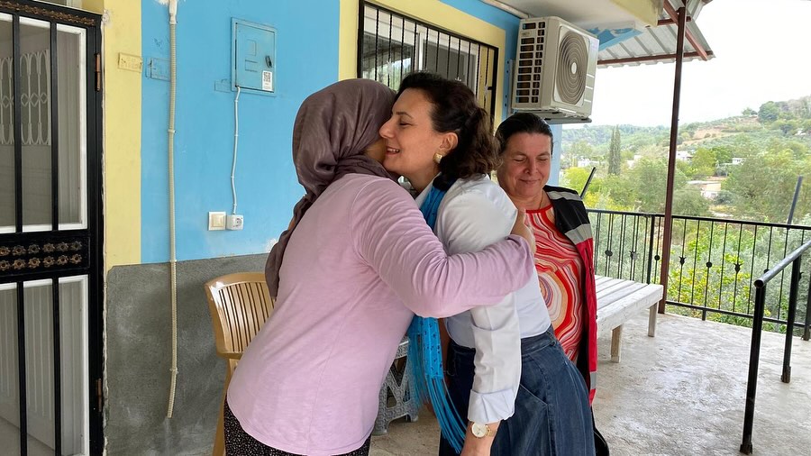 Kaymakam Dolu Ve Eşi Hane Ziyaretlerinde Bulundu7