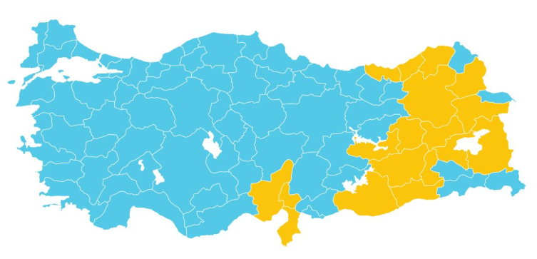 Meteorolojiden Sarı Kod Uyarısı 19 İlde Sağanak Ve Kar2