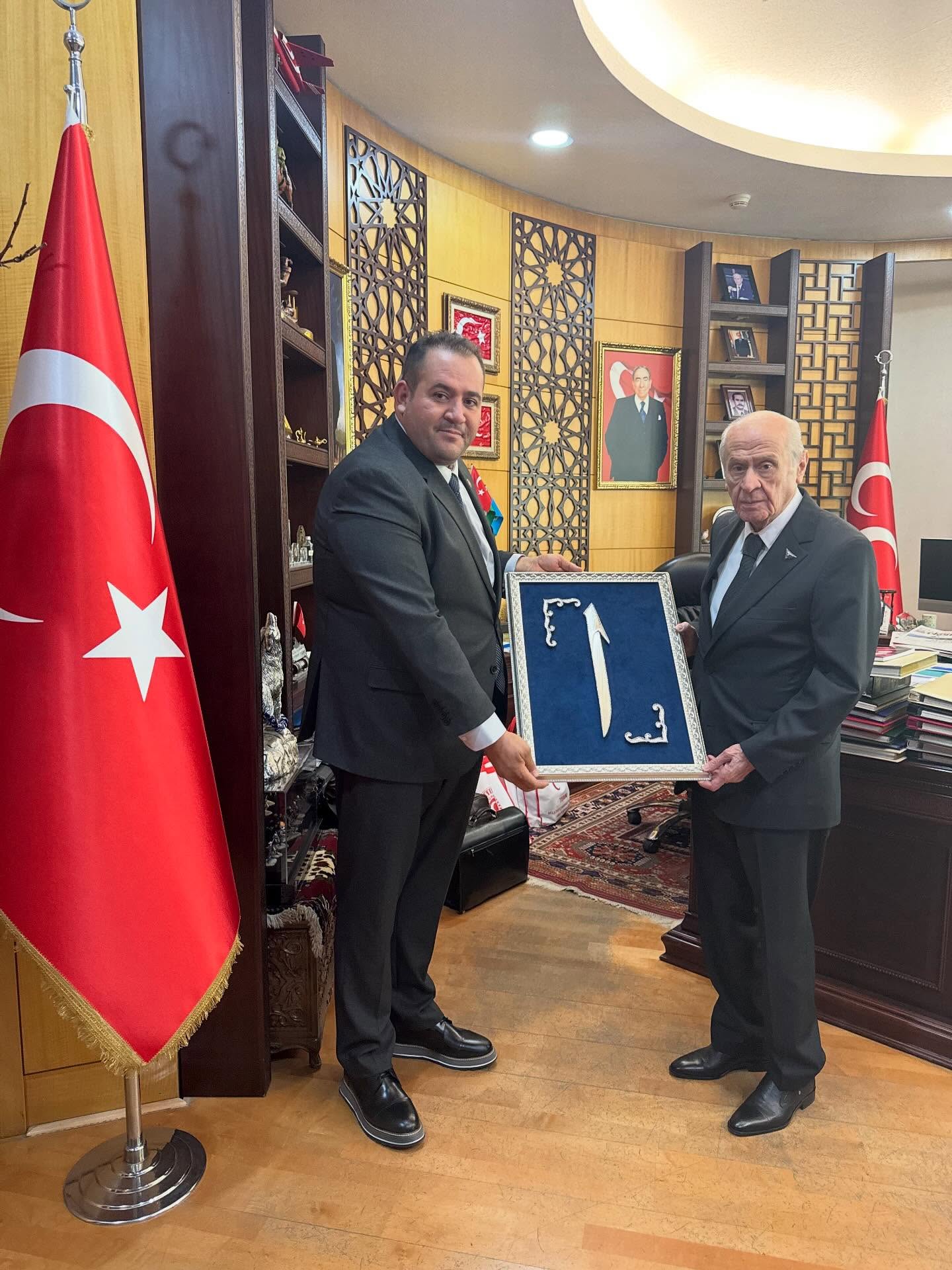 Mhp'li Acı'dan Genel Başkan Bahçeli'ye Ziyaret Hayır Dualarını Almanın Gururunu Yaşıyoruz (1)