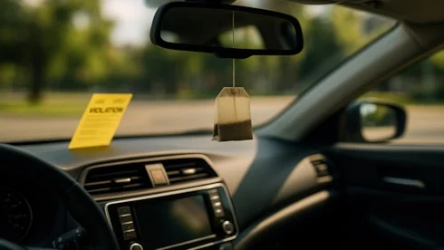 Osmaniyeliler Arabaya Çay Poşeti Koyun, Ceza Yemeyin1