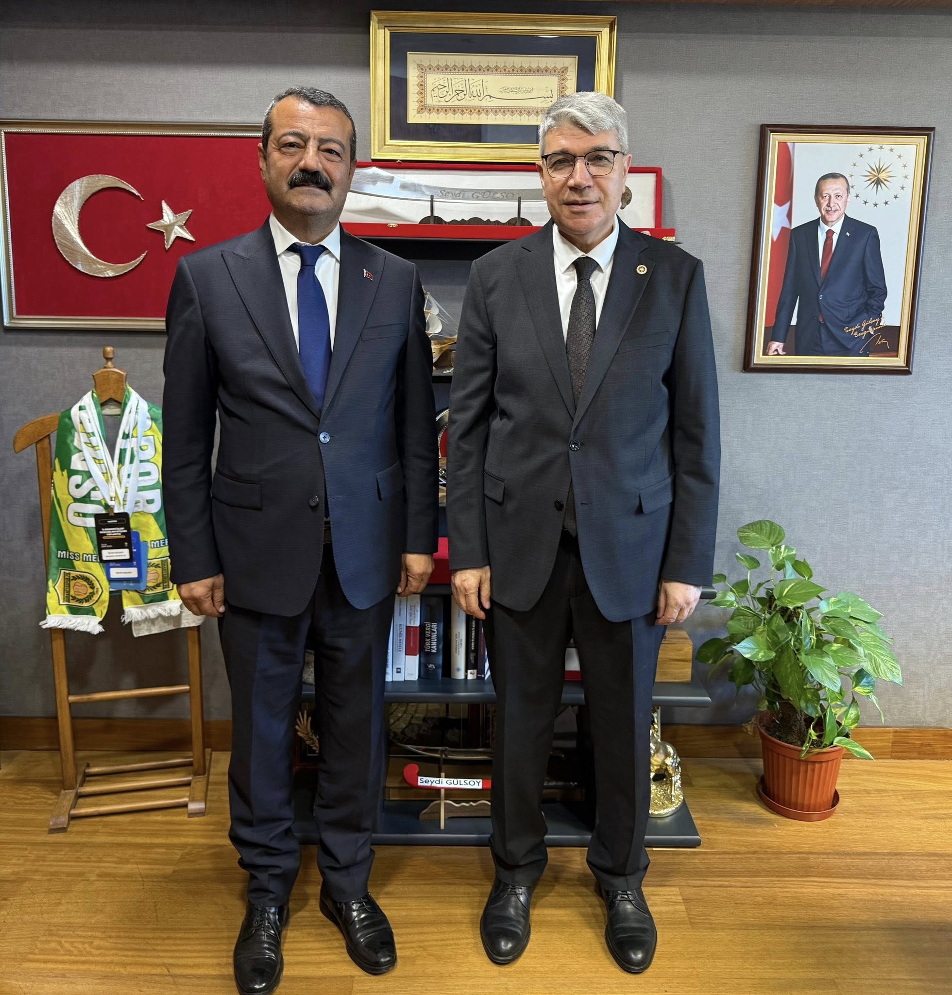 Başkan Aksoy, Milletvekili Gülsoy Ile Projeleri Görüştü (1)