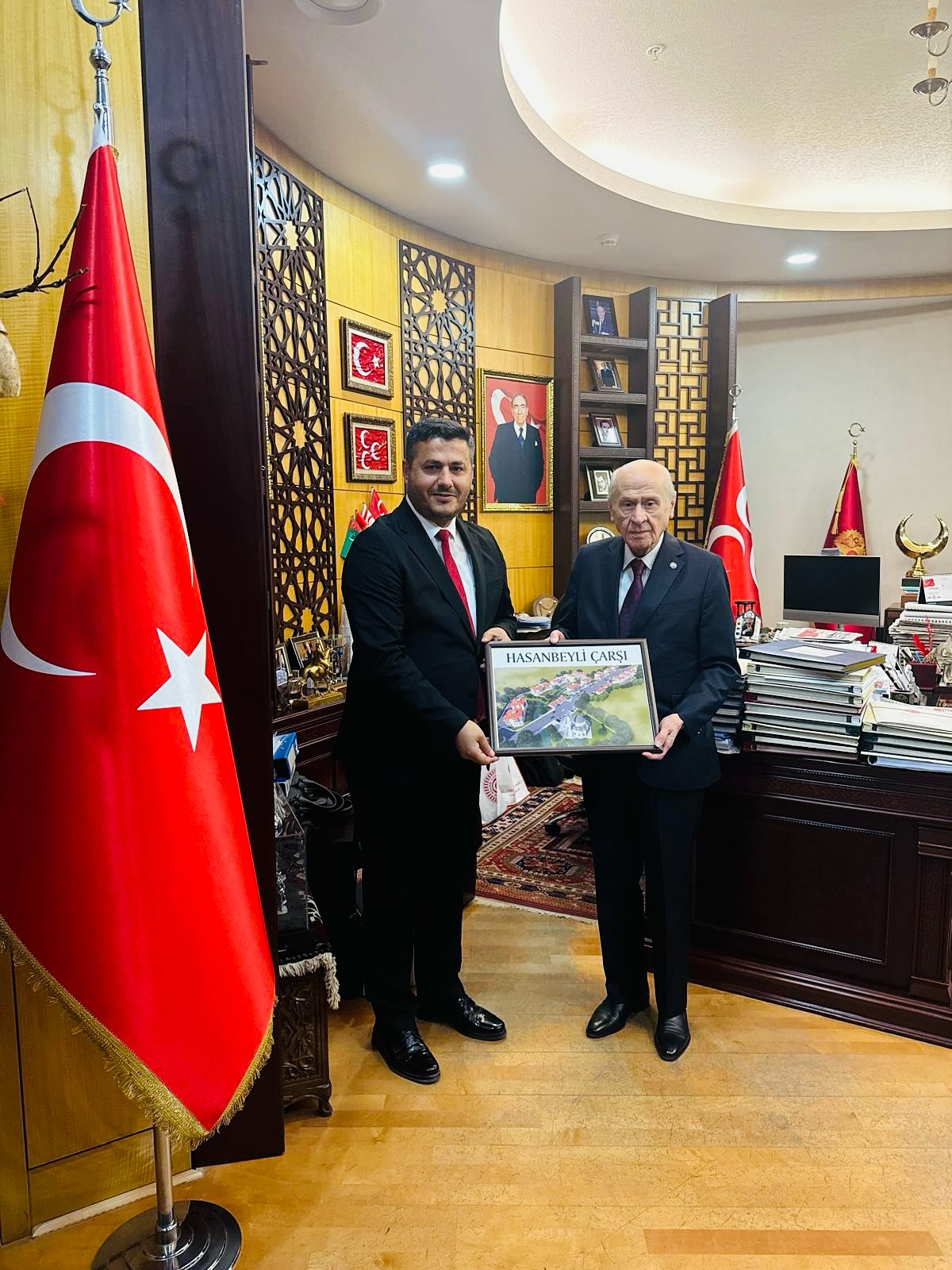 Başkan Yumrutepe, Mhp Genel Merkezi’nde Devlet Bahçeli’yi Ziyaret Etti