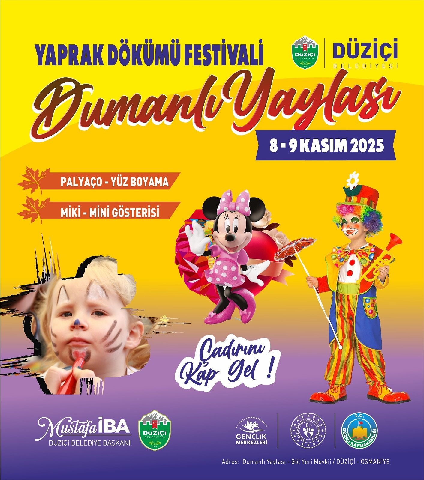 Düziçi’nde Sonbahar Coşkusu Başlıyor Dumanlı Yaylası’nda Yaprak Dökümü Festivali! (3)