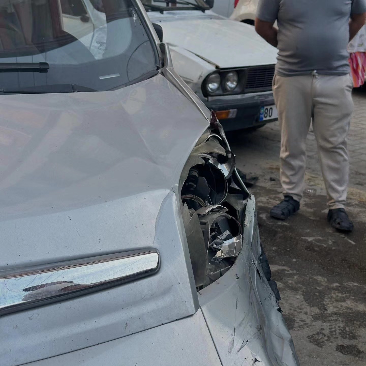 Düziçi’nde Zincirleme Kaza 3 Yaralı (1)