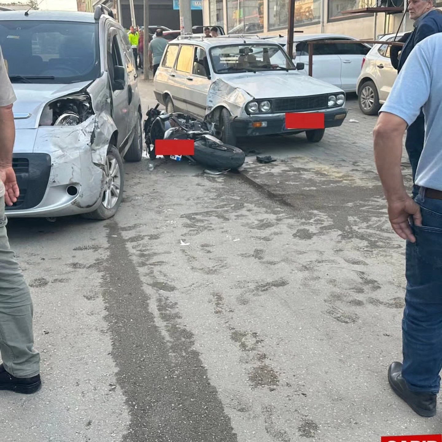 Düziçi’nde Zincirleme Kaza 3 Yaralı (2)