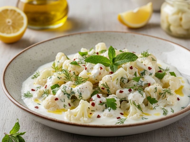 İstanbul Evlerinde Karnabahar Çorba Salata Ve Yan Yemekler6