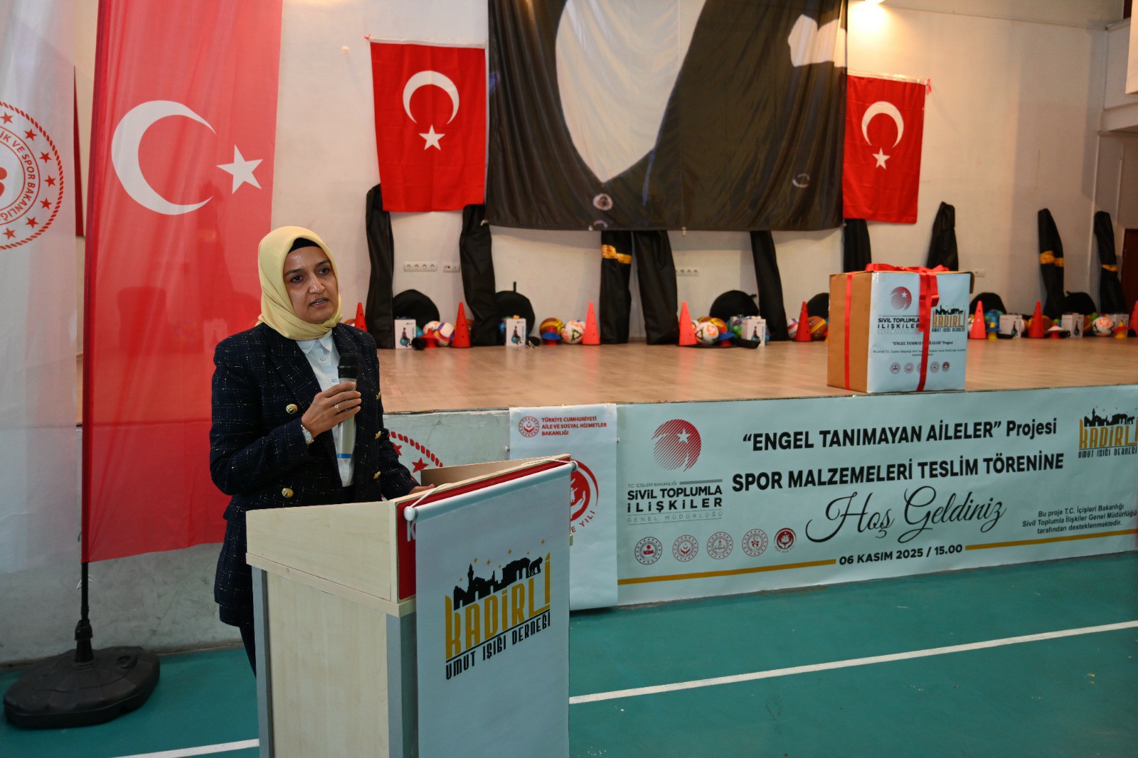 Kadirli’de “Engel Tanımayan Aileler”E Spor Desteği (3)