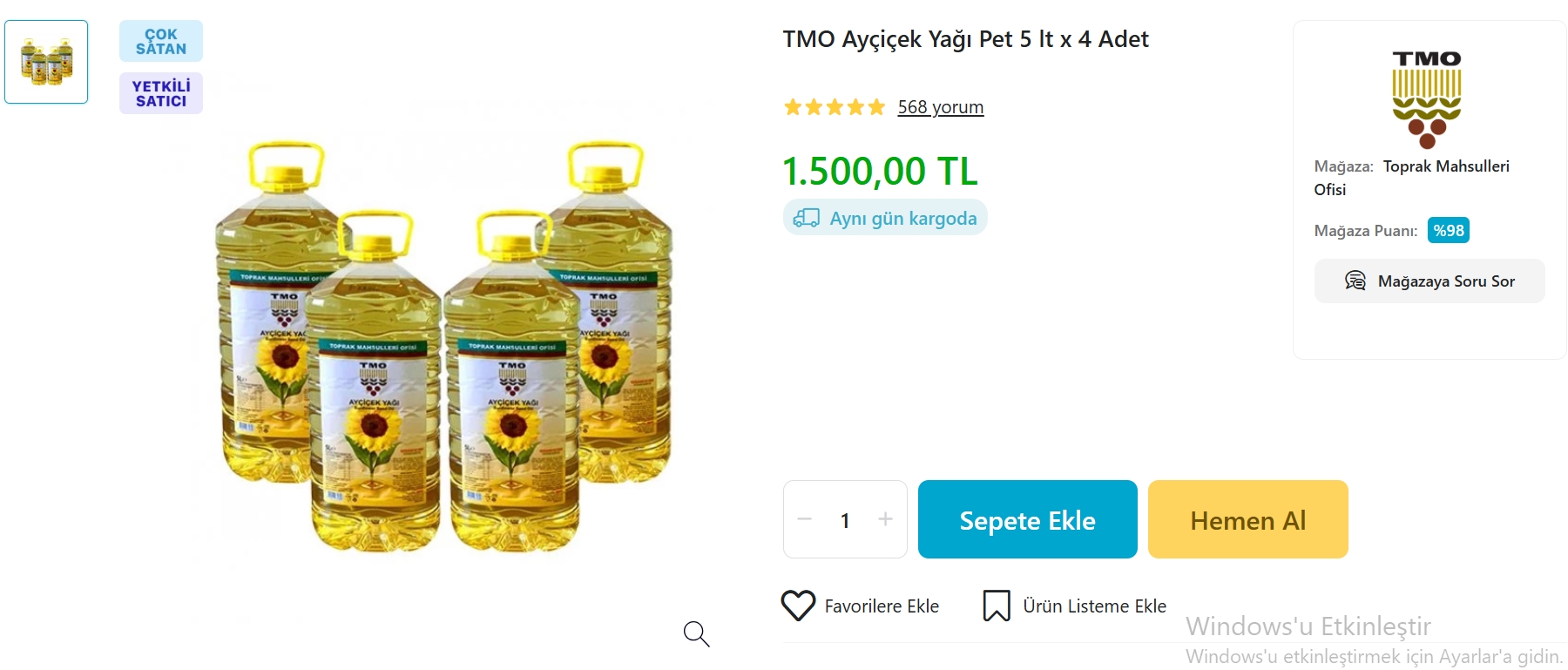 Osmaniyeliler İçin Tmo’dan Ekonomik Ayçiçek Yağı Fırsatı2