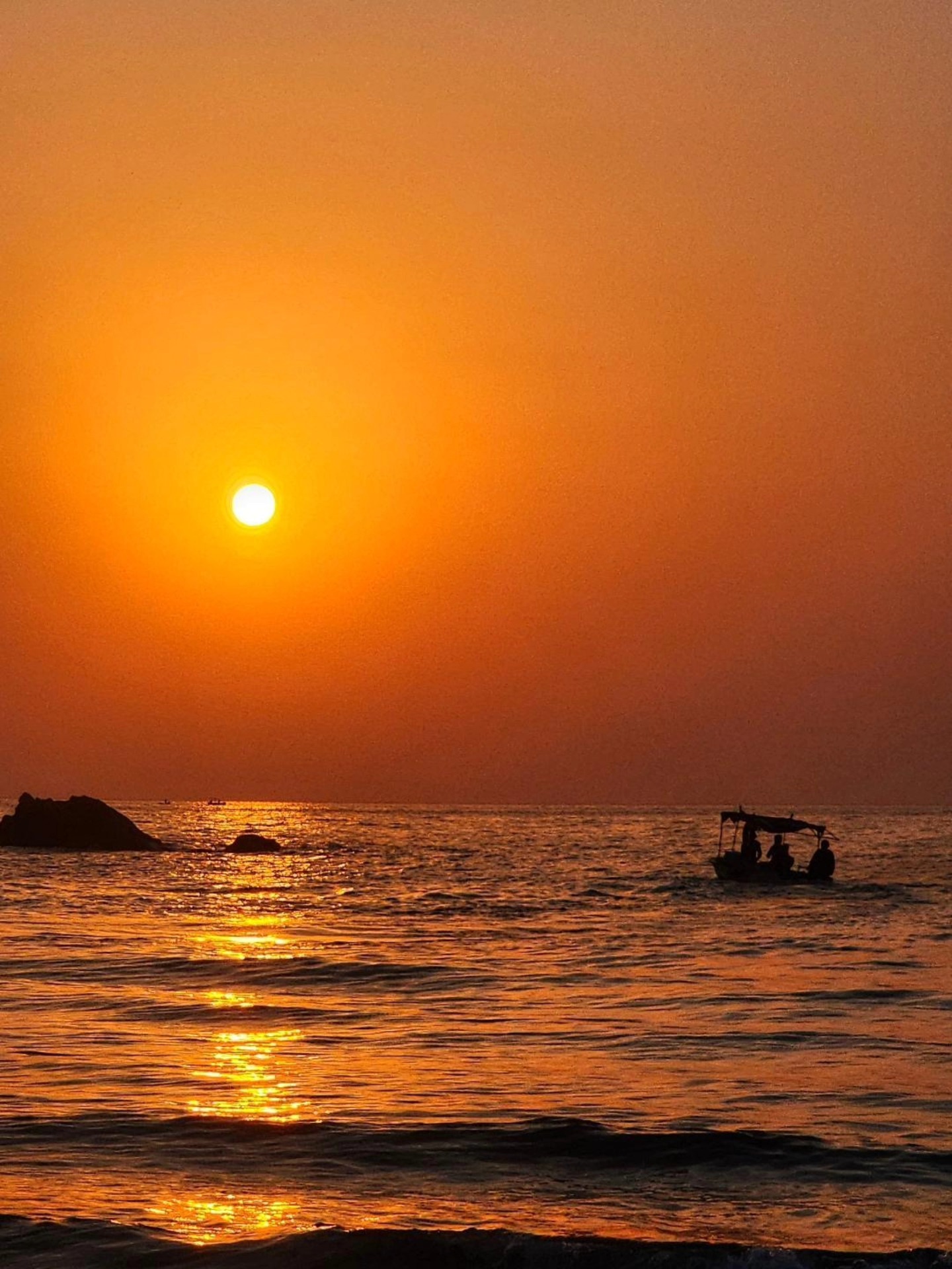 Samandağ Meydan Sahilinde Muhteşem Günbatımı Manzarası3