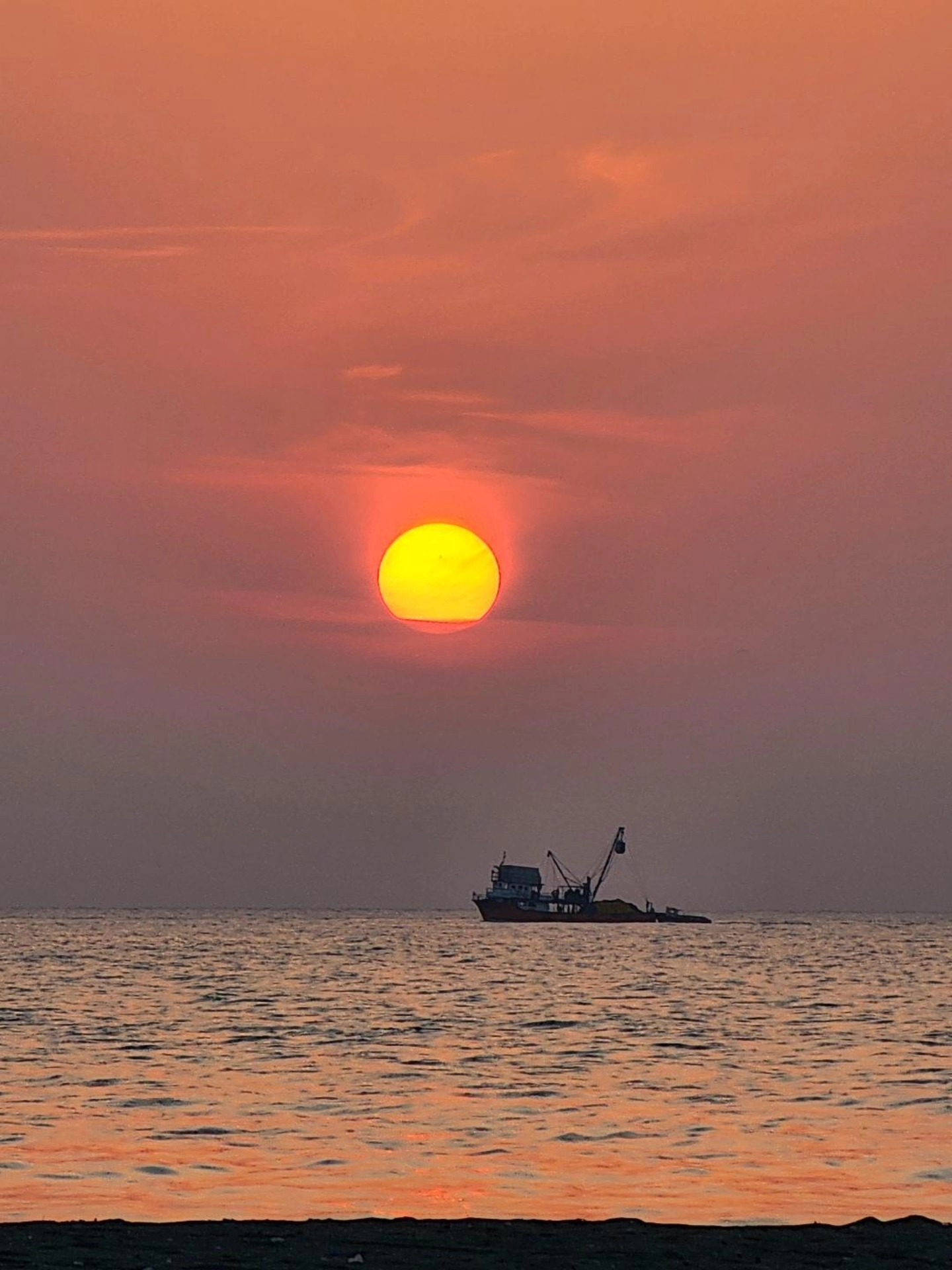Samandağ Meydan Sahilinde Muhteşem Günbatımı Manzarası4