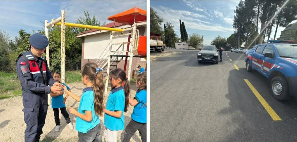 Sumbas’ta Jandarma Okul Güvenliğini Aralıksız Sağlıyor (1)