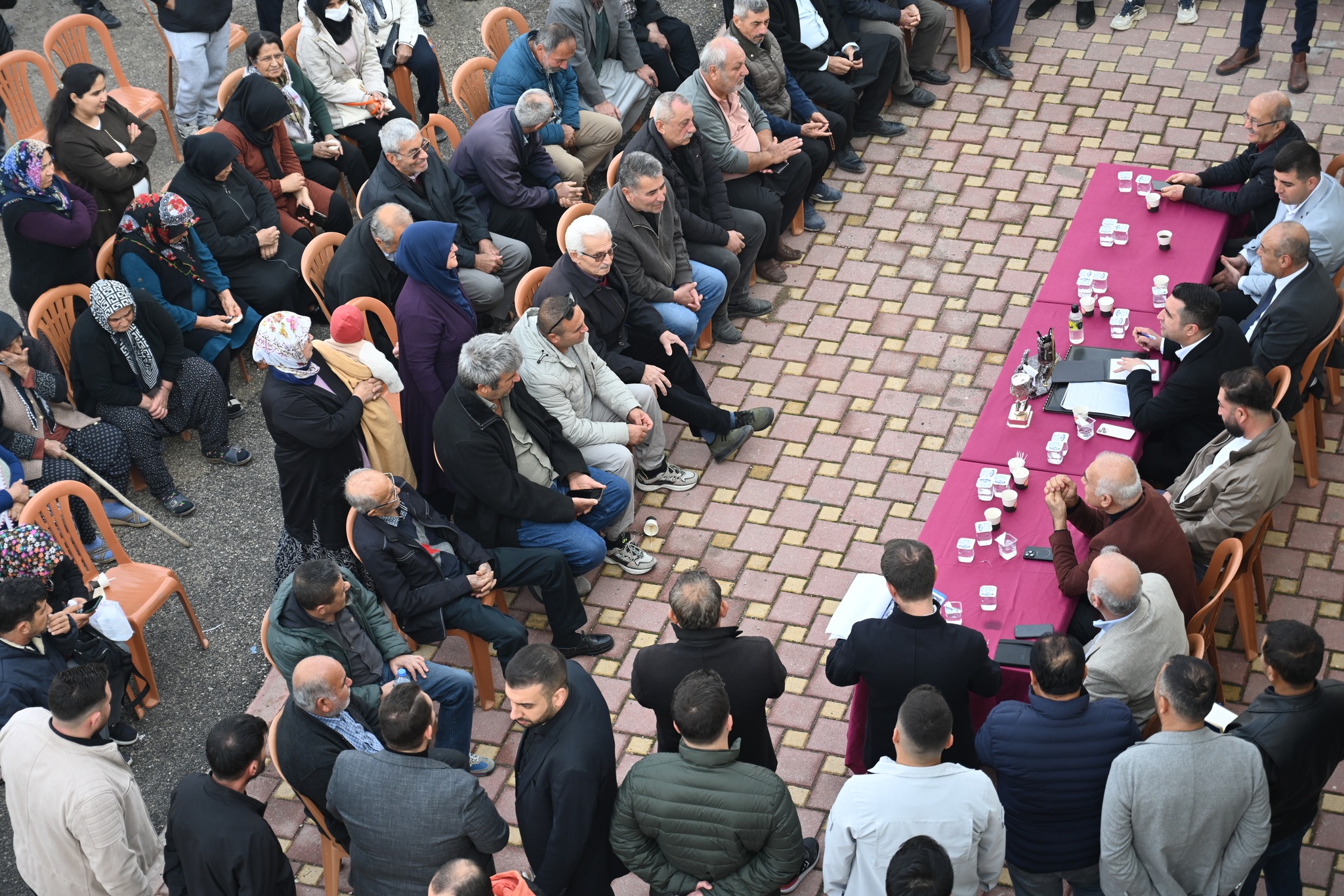 Başkan Olcar Gezici Makamda (3)