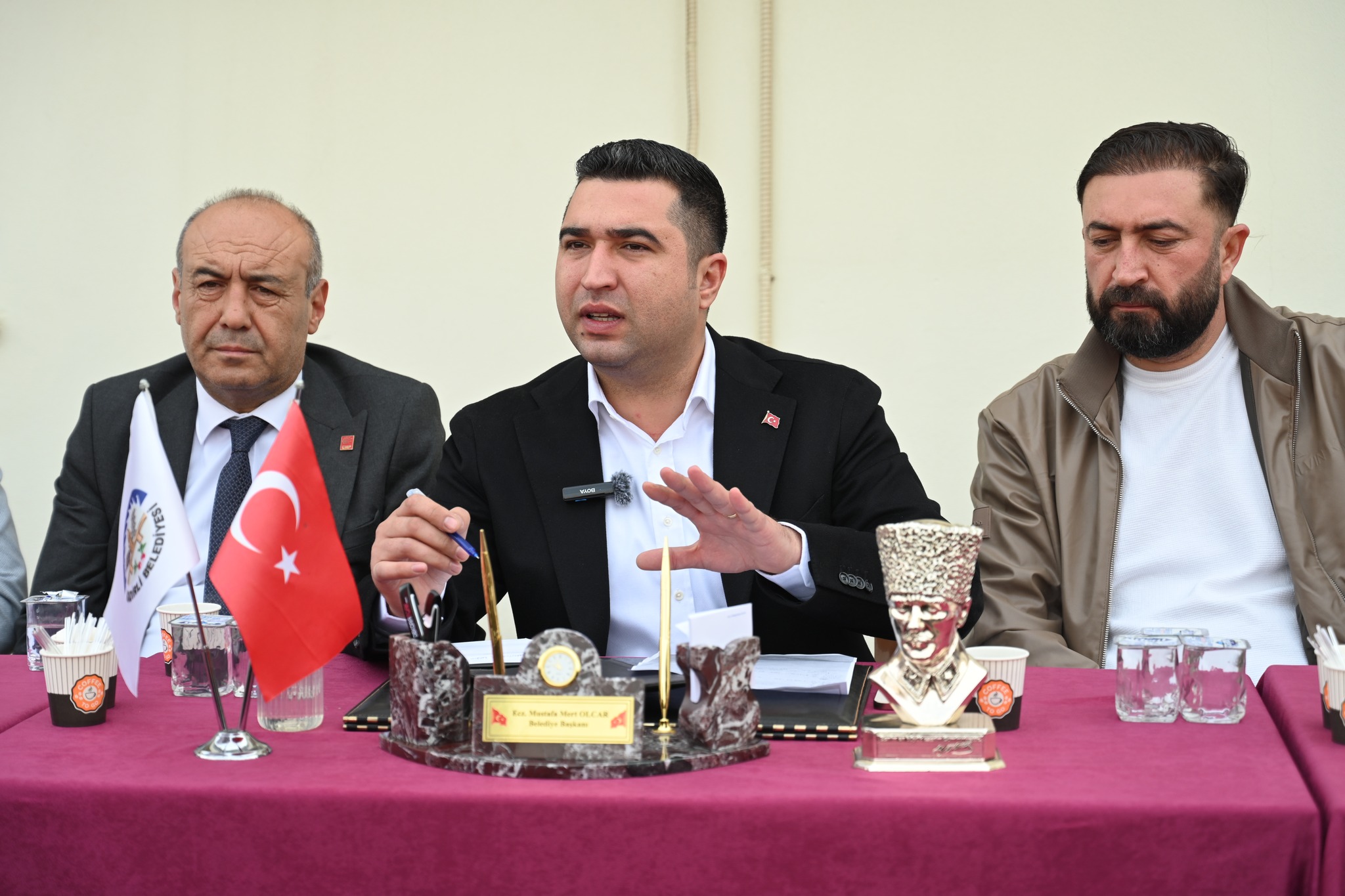 Başkan Olcar Gezici Makamda (8)