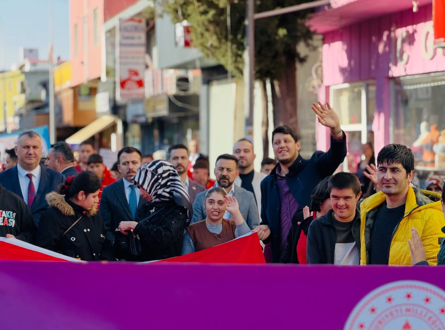 Düziçi’nde 3 Aralık Engelliler Günü Yürüyüşü (1)