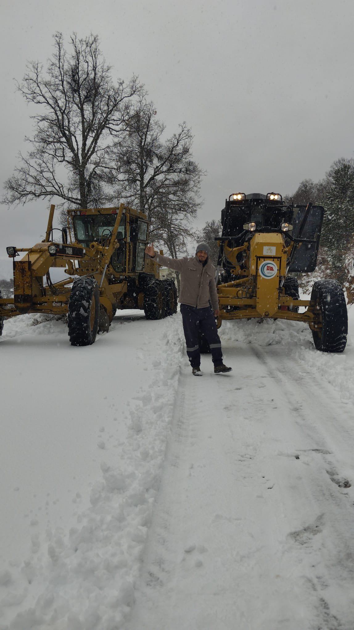Karda Mahsur Kalanlara Anında Müdahale (1)