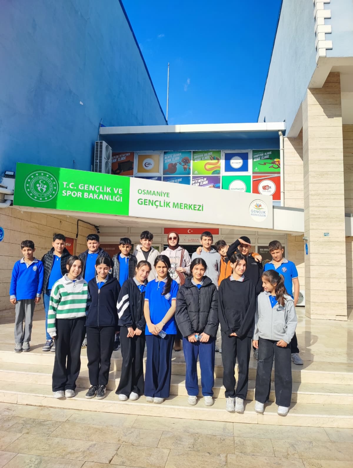Öğrenciler Osmaniye Gençlik Merkezi Etkinliğinde Buluştu (2)
