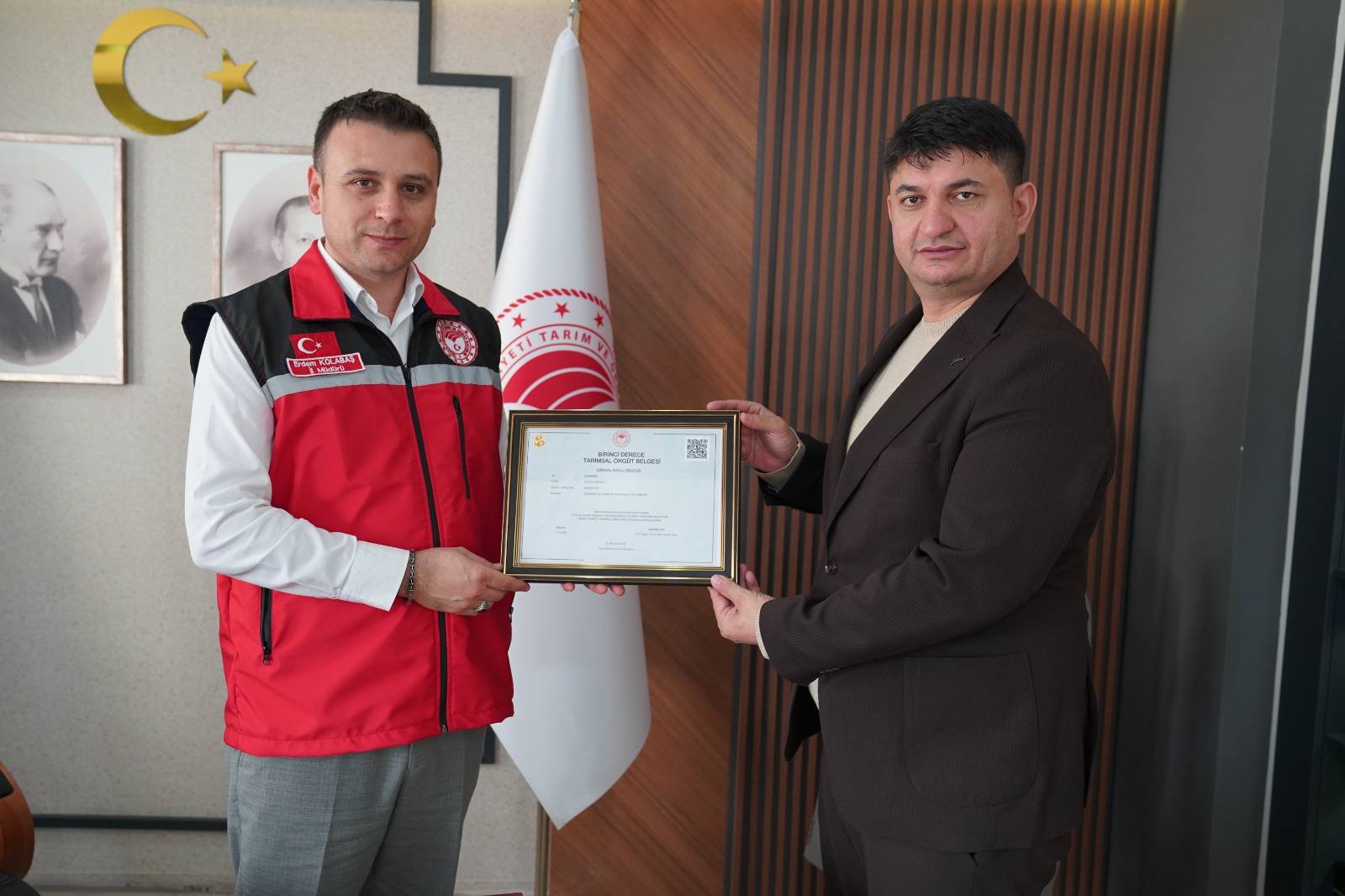 Osmaniye Birliği’ne Prestijli Tarımsal Belge (1)