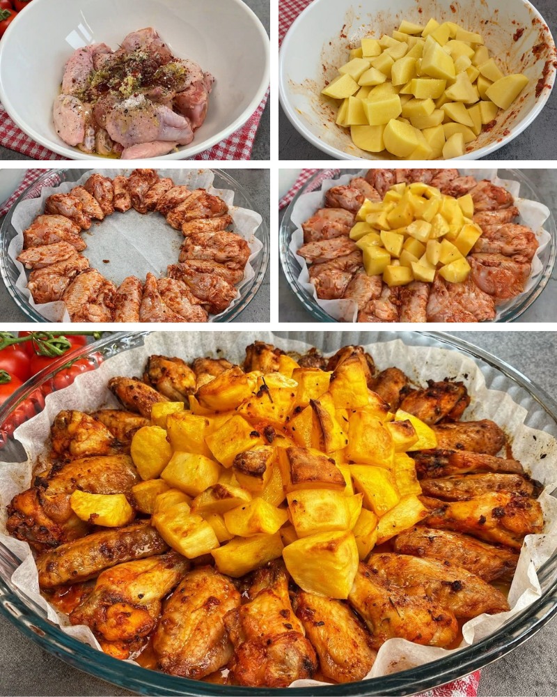 Osmaniye’de Mangal Tadında Fırında Kanat Tarifi İlgi Görüyor 3