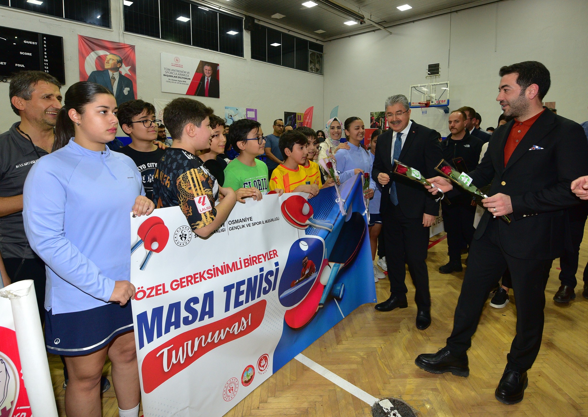 Osmaniye’de Özel Gereksinimli Masa Tenisi Turnuvası Başladı5