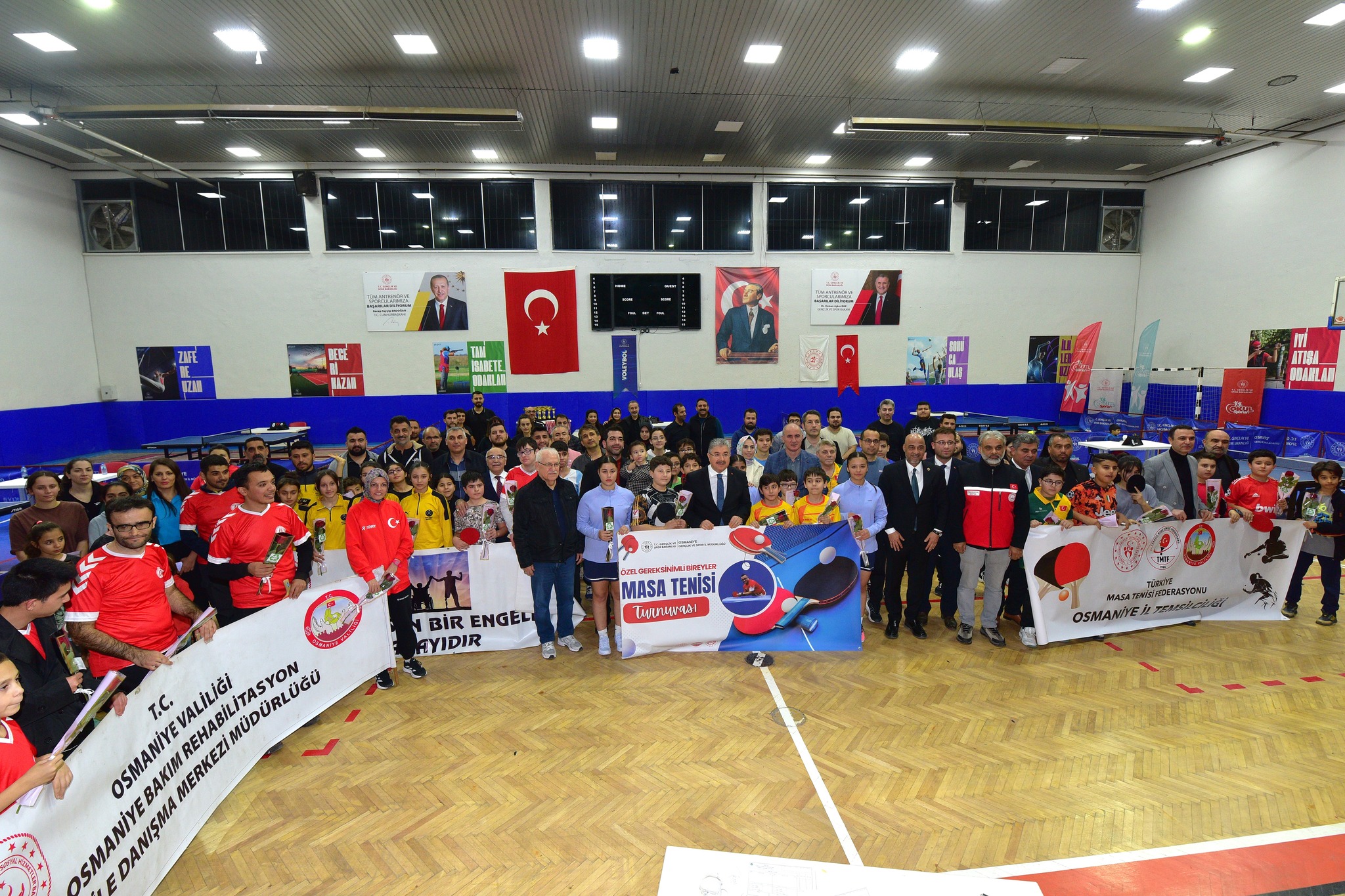 Osmaniye’de Özel Gereksinimli Masa Tenisi Turnuvası Başladı7