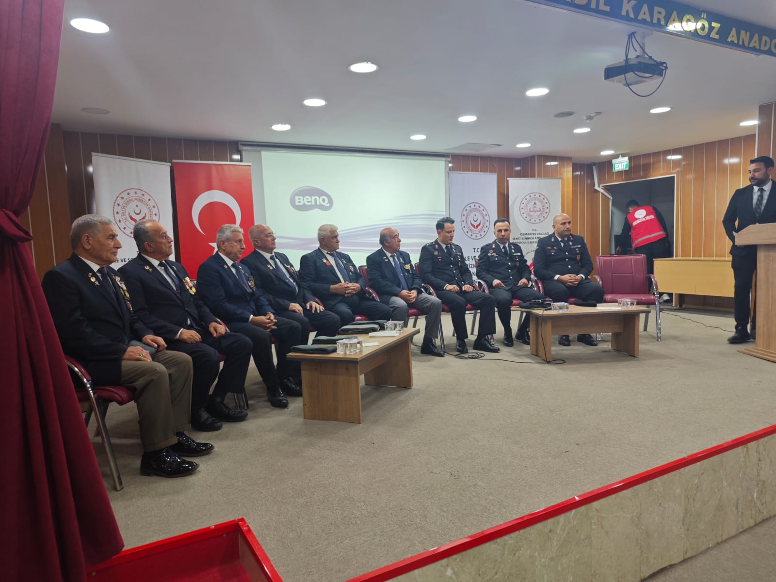 Osmaniyeli Gaziler Lisede Gençlerle Buluştu (1)