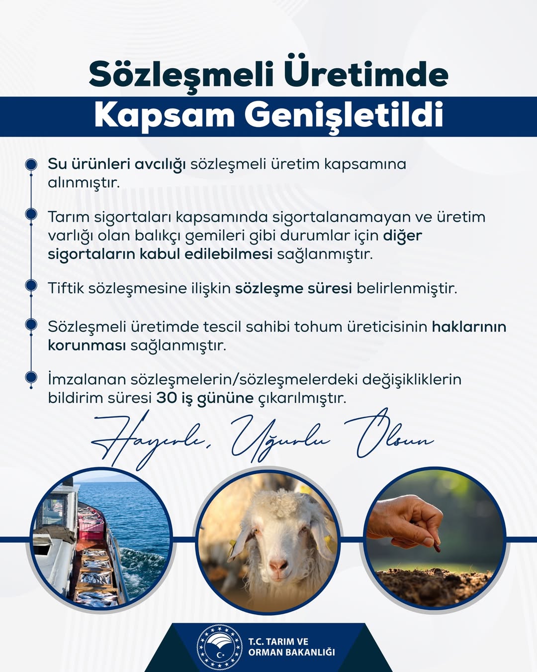 Osmaniyeliler İçin Sözleşmeli Üretimde Kapsam Genişledi
