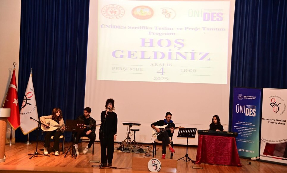 Üni̇des Sertifika Töreni Ve Proje Tanıtımı Okü’de Yapıldı (1)