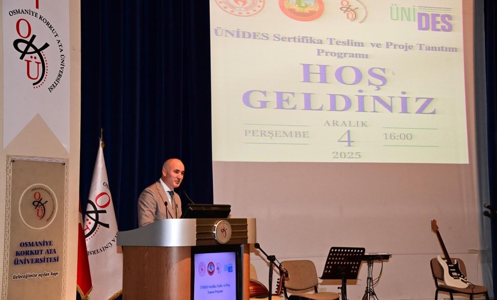 Üni̇des Sertifika Töreni Ve Proje Tanıtımı Okü’de Yapıldı (2)