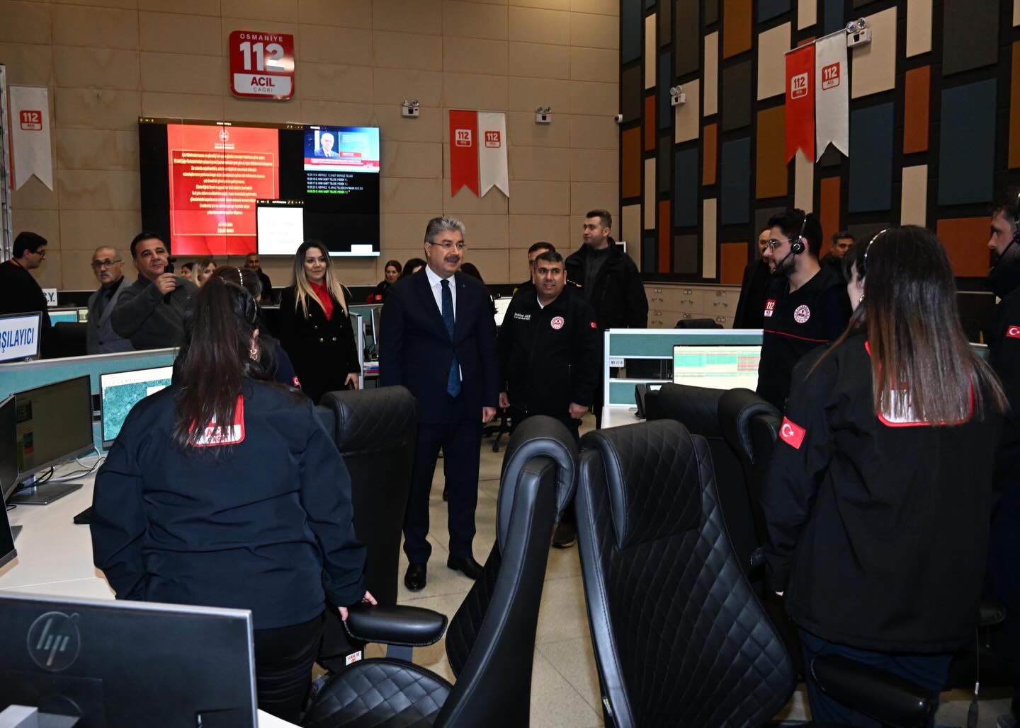 Vali Yılmaz’dan 112’Ye Yeni Yıl Ziyareti (1)