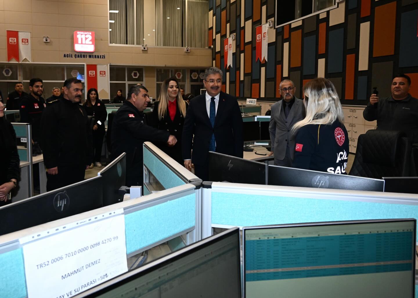 Vali Yılmaz’dan 112’Ye Yeni Yıl Ziyareti (3)