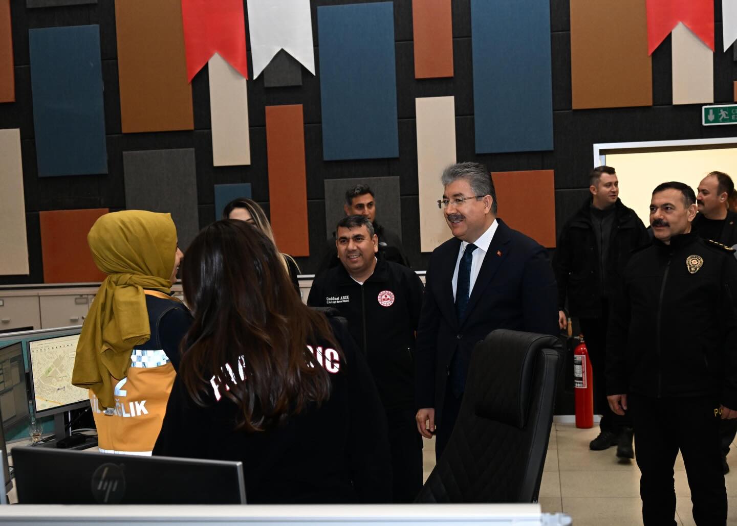 Vali Yılmaz’dan 112’Ye Yeni Yıl Ziyareti (4)