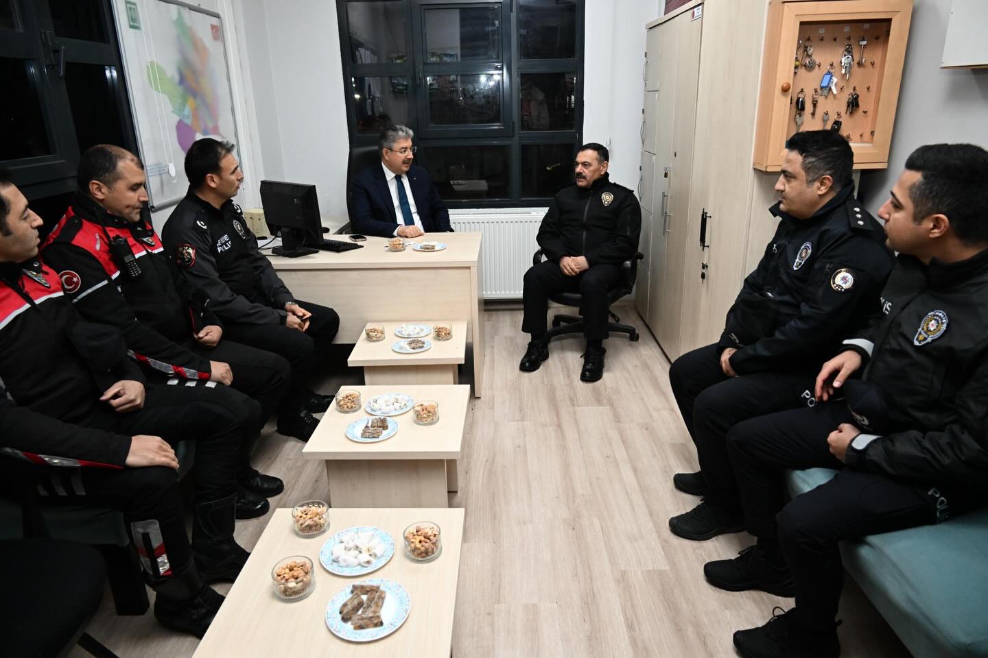 Vali Yılmaz’dan Polis Merkezine Ziyaret (4)