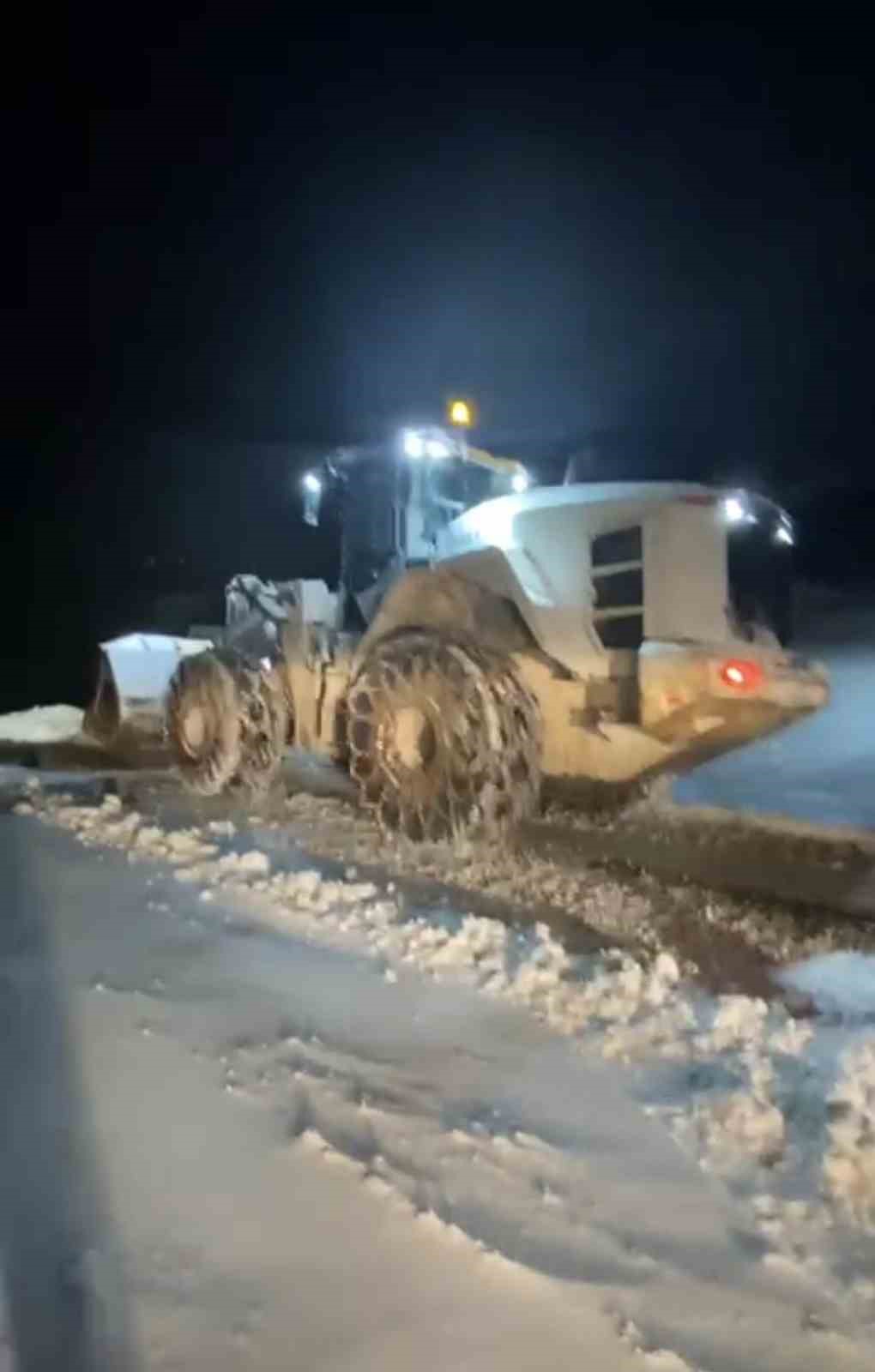 Yoğun Kar Muş’ta 250 Yolu Kapattı (2)