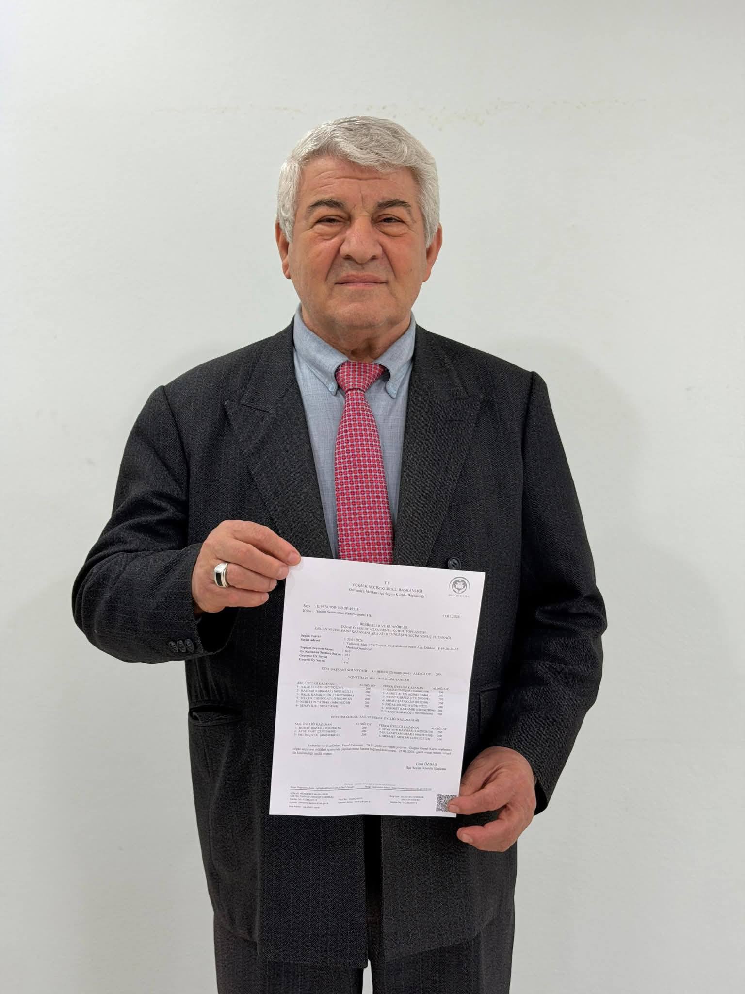 Ali Bebek Mazbatasını Aldı, Görevine Resmen Başladı (3)