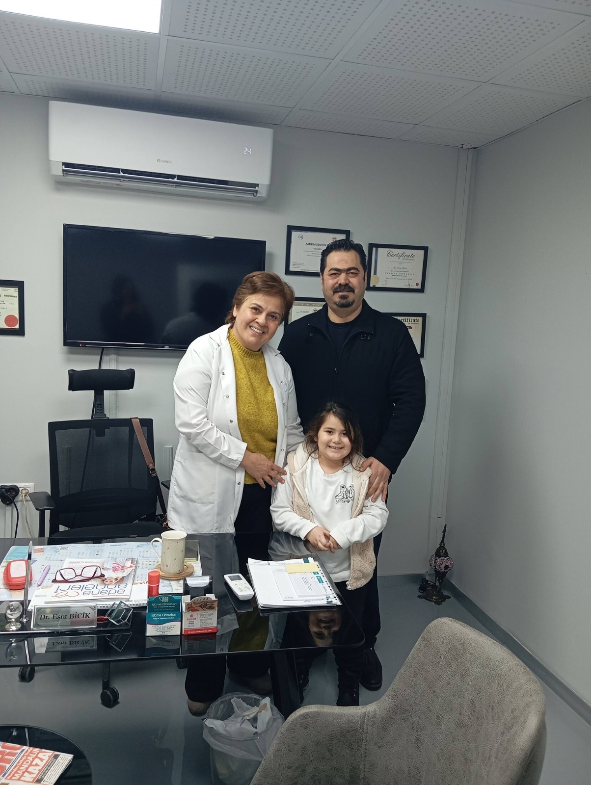 Çetin Önsel’den Dr. Esra Bicik’e Ziyaret (1)